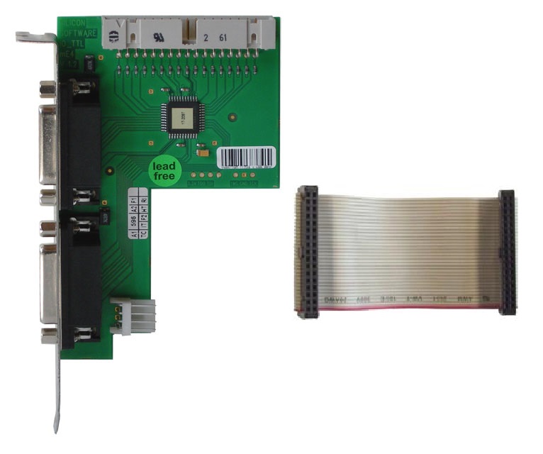 TTL Trigger Board 與現成 34 針排線 TTL Trigger Board 與現成 34 針排線