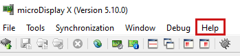 Framegrabber SDK 5.10.0:Help 功能表的新位置 Framegrabber SDK 5.10.0:Help 功能表的新位置