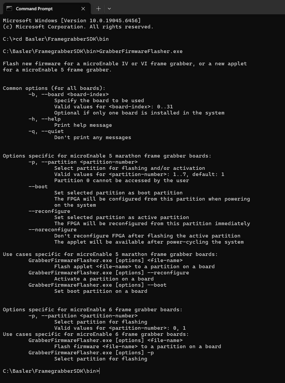 Grabber Firmware Flasher 說明資訊 Grabber Firmware Flasher 說明資訊