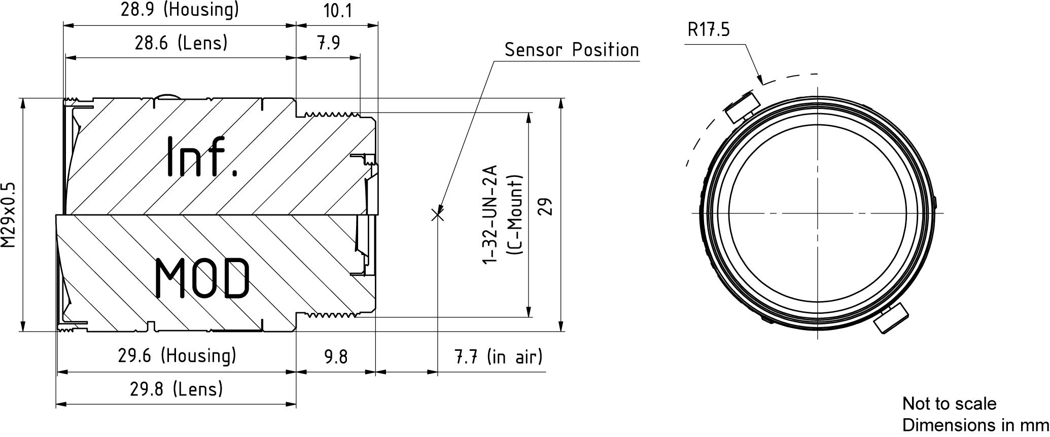 Basler 鏡頭 C125-0818-5M-P Basler 鏡頭 C125-0818-5M-P