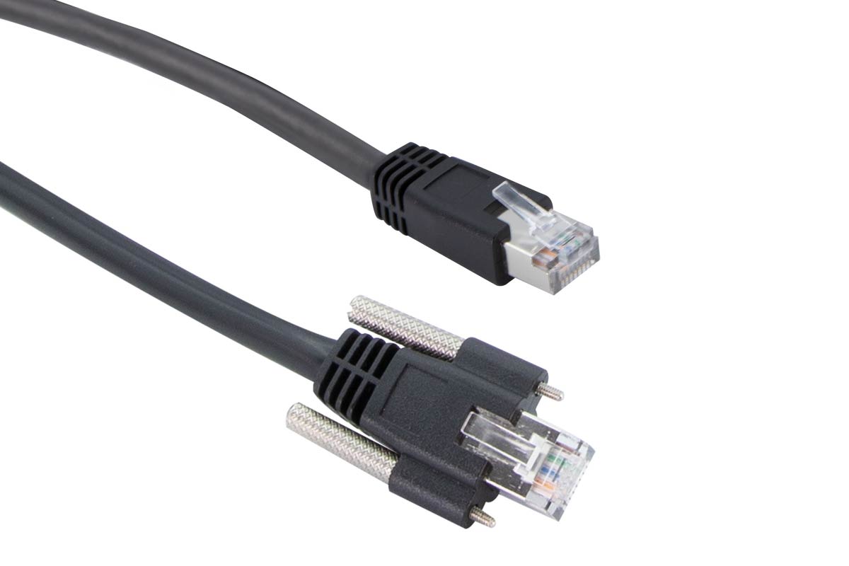 Basler GigE 纜線,Cat6a ,RJ45 水平插頭,S Basler GigE 纜線,Cat6a ,RJ45 水平插頭,S