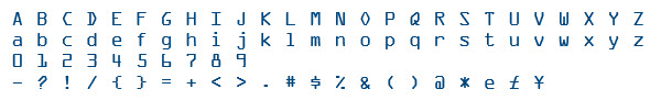 OCR-A 字型 OCR-A 字型