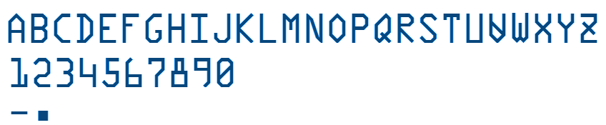 SEMI 字型 SEMI 字型