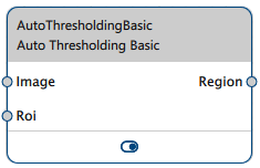 Auto Thresholding vTool Auto Thresholding vTool