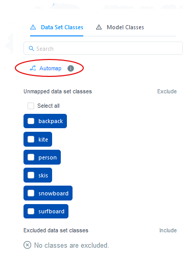 「Automap」按鈕 「Automap」按鈕