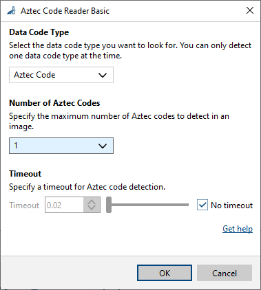 Aztec Code Reader vTool 基本設定 Aztec Code Reader vTool 基本設定