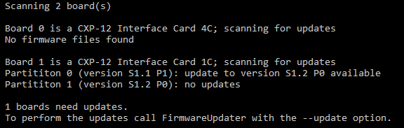 GrabberFirmwareUpdater 檢查 GrabberFirmwareUpdater 檢查