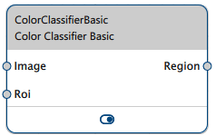 Color Classifier vTool Color Classifier vTool
