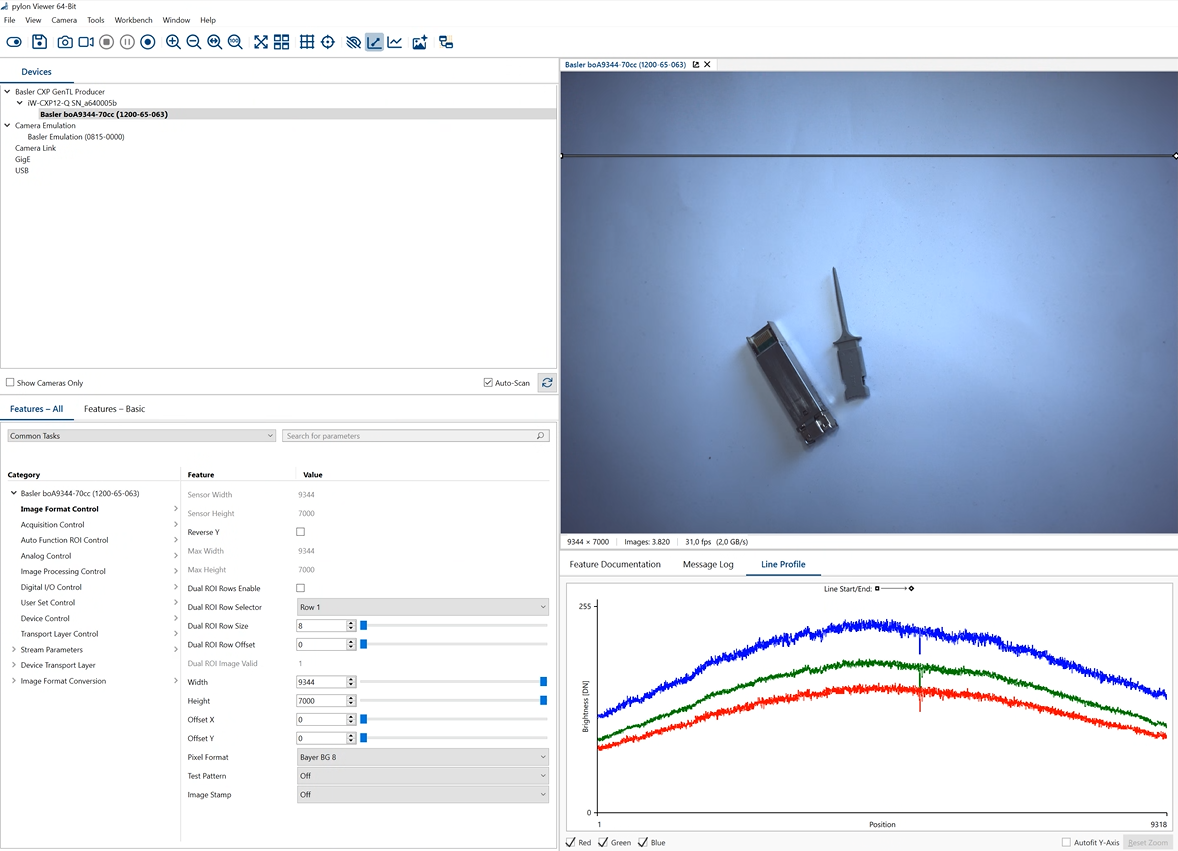 pylon Viewer:圖像擷取 pylon Viewer:圖像擷取