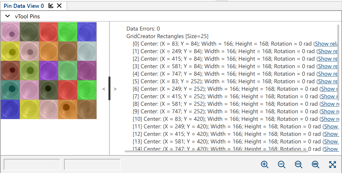 將資料檢視設定為「Grid Creator 」,並啟用區域輸出引腳 將資料檢視設定為「Grid Creator 」,並啟用區域輸出引腳