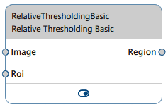 Relative Thresholding vTool Relative Thresholding vTool