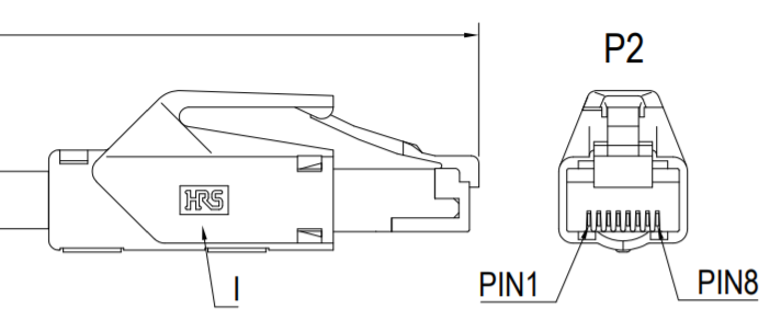 RJ45 連接器的針腳位置