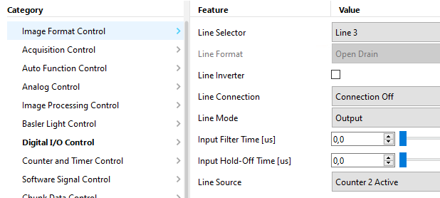 為 Flip Flop 觸發設定 Line 3 為 Flip Flop 觸發設定 Line 3