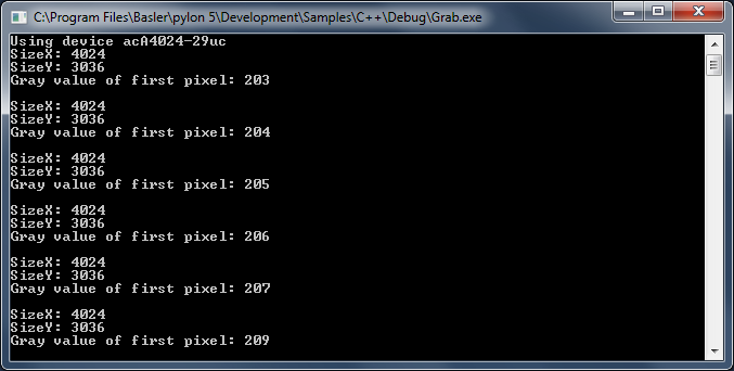 Grab Sample Code Grab Sample Code