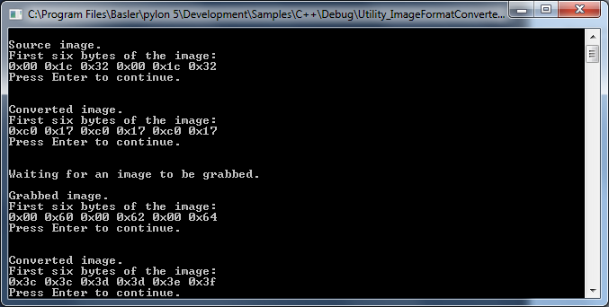 Utility_ImageFormatConverter Sample Code Utility_ImageFormatConverter Sample Code