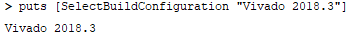 SelectBuildConfiguration 輸出 SelectBuildConfiguration 輸出