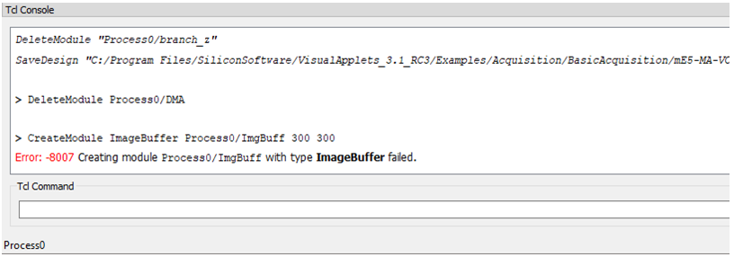 VA Tcl Console 錯誤 VA Tcl Console 錯誤